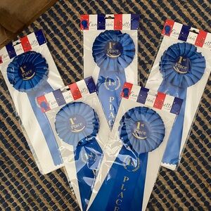Five First Place Ribbons - New